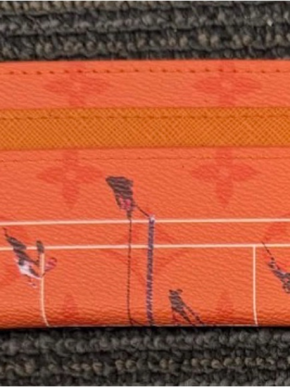 LV Ski themes Card Holder (Orange)